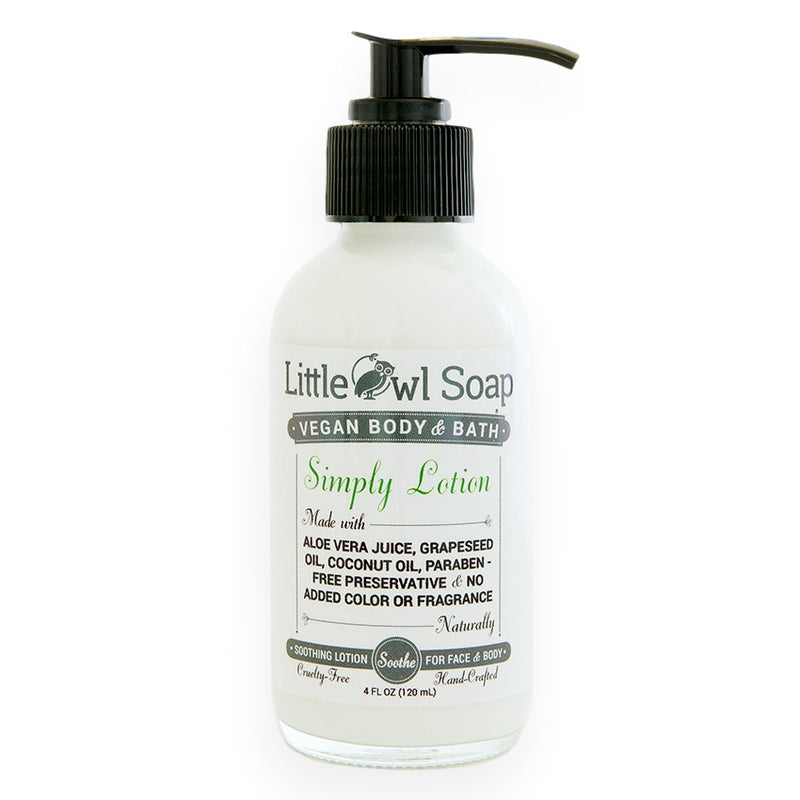 Simply Lotion (Fragrance-Free) -  Little Owl Soap
